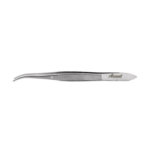 Forceps Iris Graefe Serrated (4 in) 1 Unit Curved