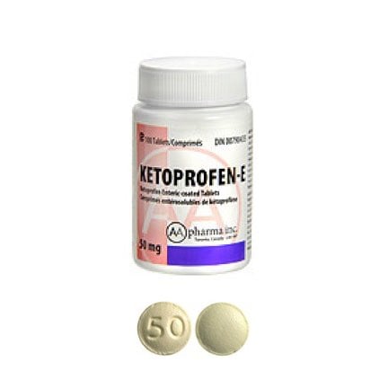 Ketoprofen - E Tablet (Enteric - Coated) 1 Bottle of 100 Tablets