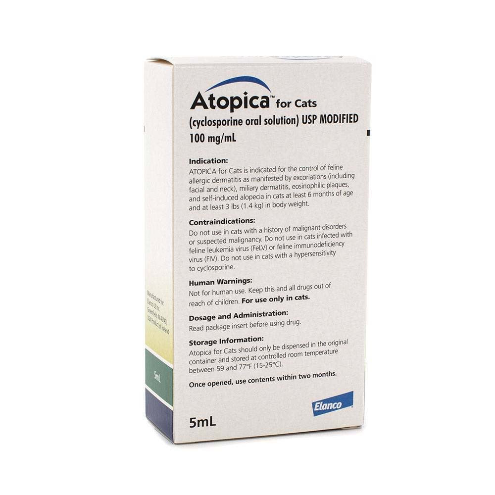 Atopica for Cats Capsule mL Bottle