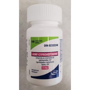 Cyproheptadine 100 Tablets 4 mg