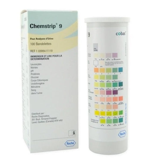 Chemstrip 9 Urine Test Strips 100 Strips