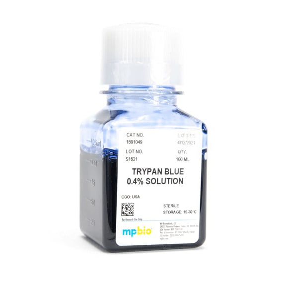 Tryptan Blue Stain Solution 100 mL Bottle