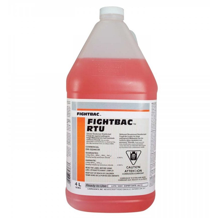Fightbac RTU Disinfectant Cleaner 4 L Bottle 0.105 / 0.105 %