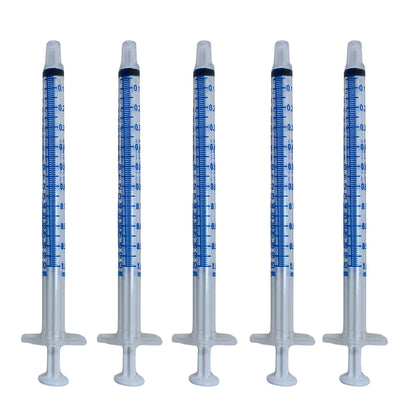 Oral Syringes Pack of 100, 1 mL Luer Slip