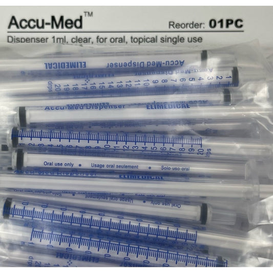 Oral Syringes Pack of 100, 1 mL Luer Slip - additional product view 2