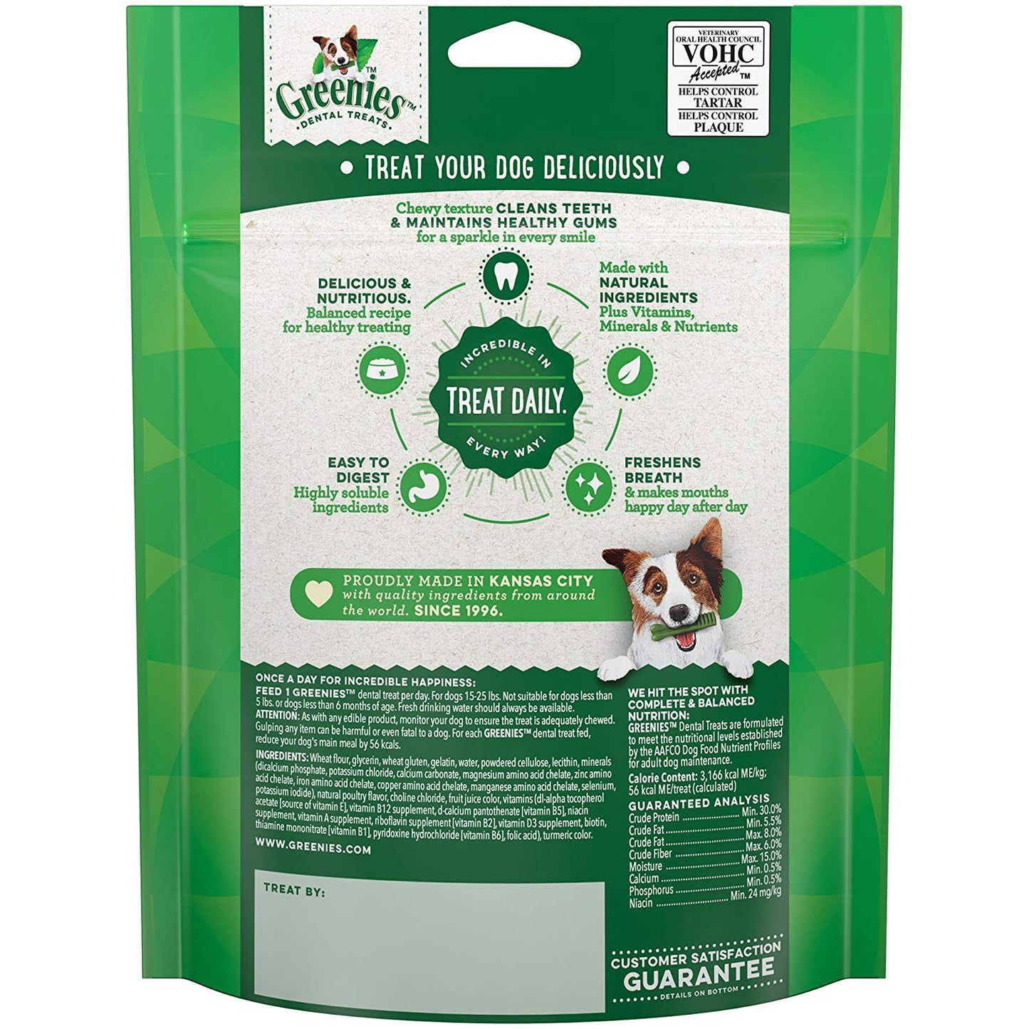 Dental Treats for Dogs (Original) 10 Small Chews - additional product view 2