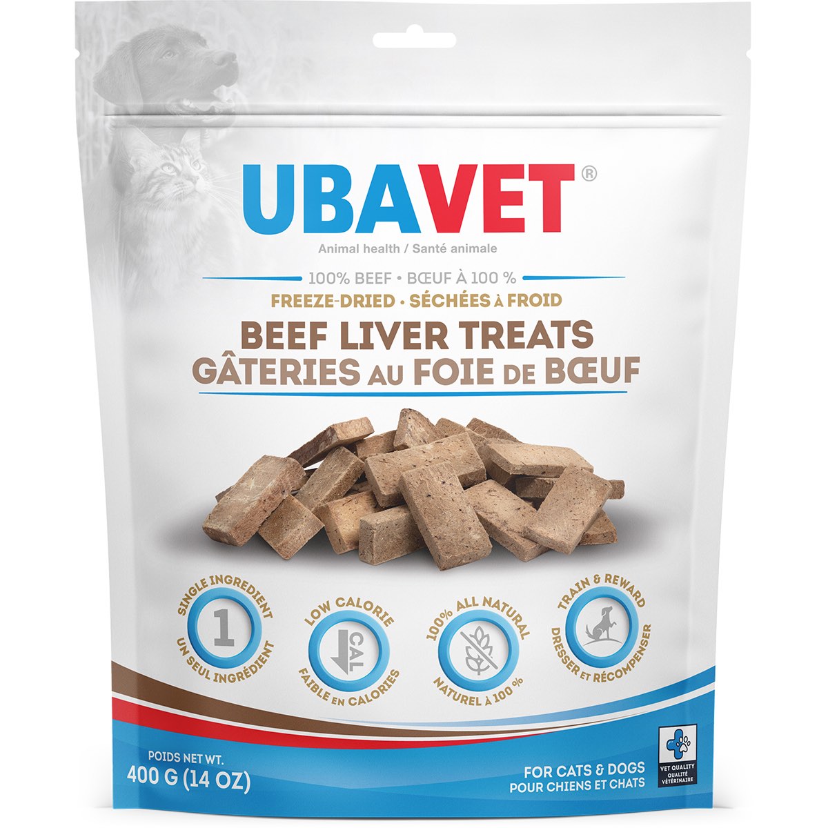 Freeze Dried Beef Liver Treats 400 g Bag