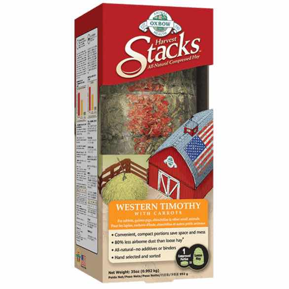 Harvest Stacks Western Timothy for Small Pets (Carrot) 0.992 kg Box