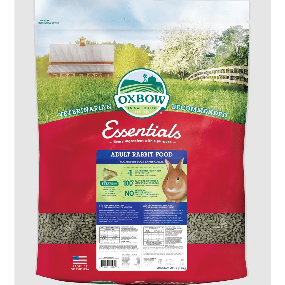 Essentials Adult Rabbit Food for Small Pets (Original) 11.34 kg Bag