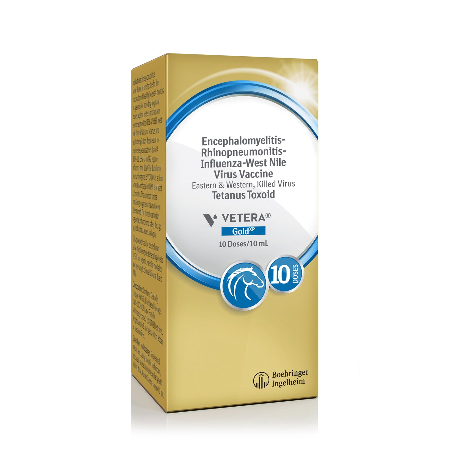 Vetera Gold XP for Horses 10 mL 1 Vial of 10 Doses 1 mL / Dose - additional product view 2