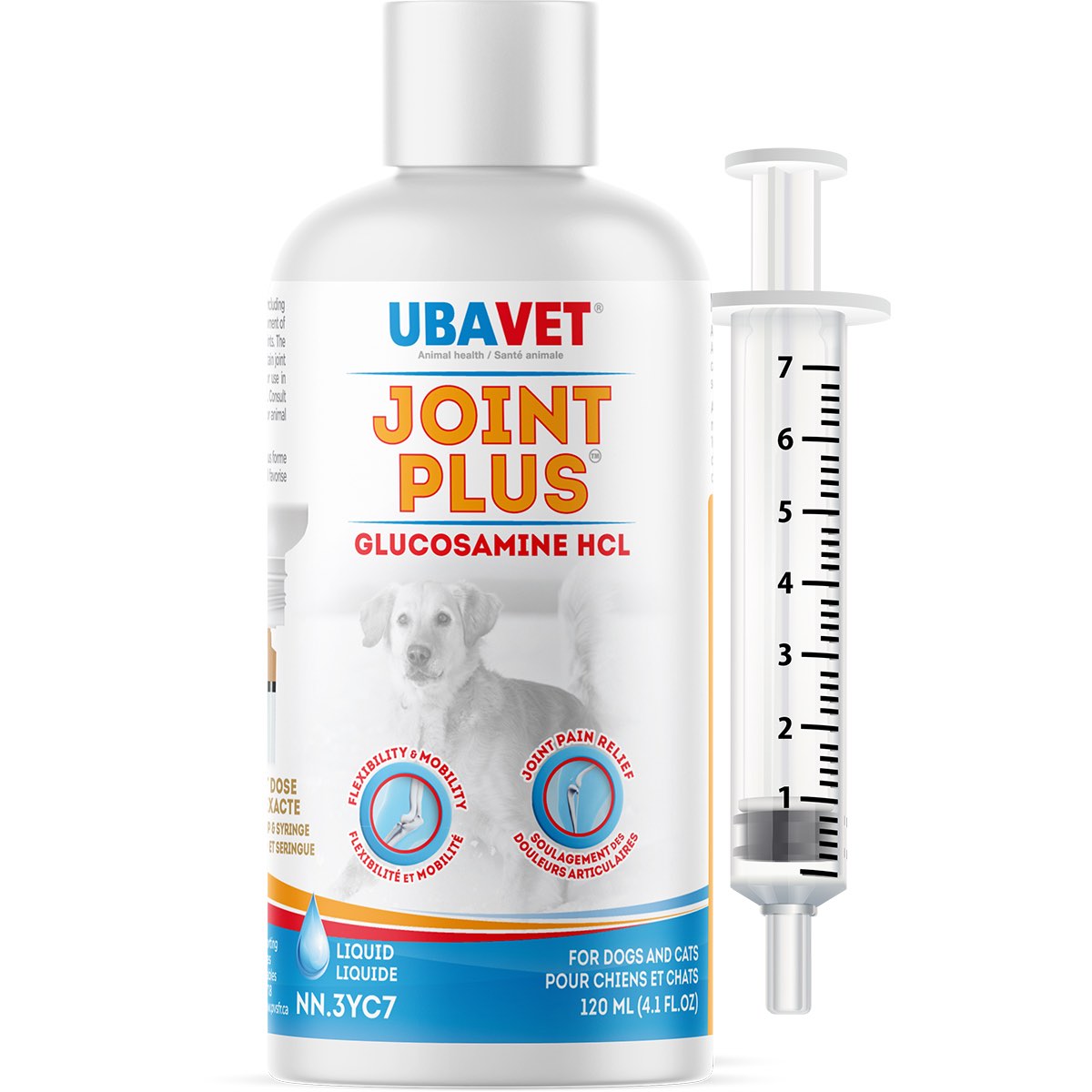 Joint Plus Glucosamine HCl Liquid Formula 120 mL Bottle