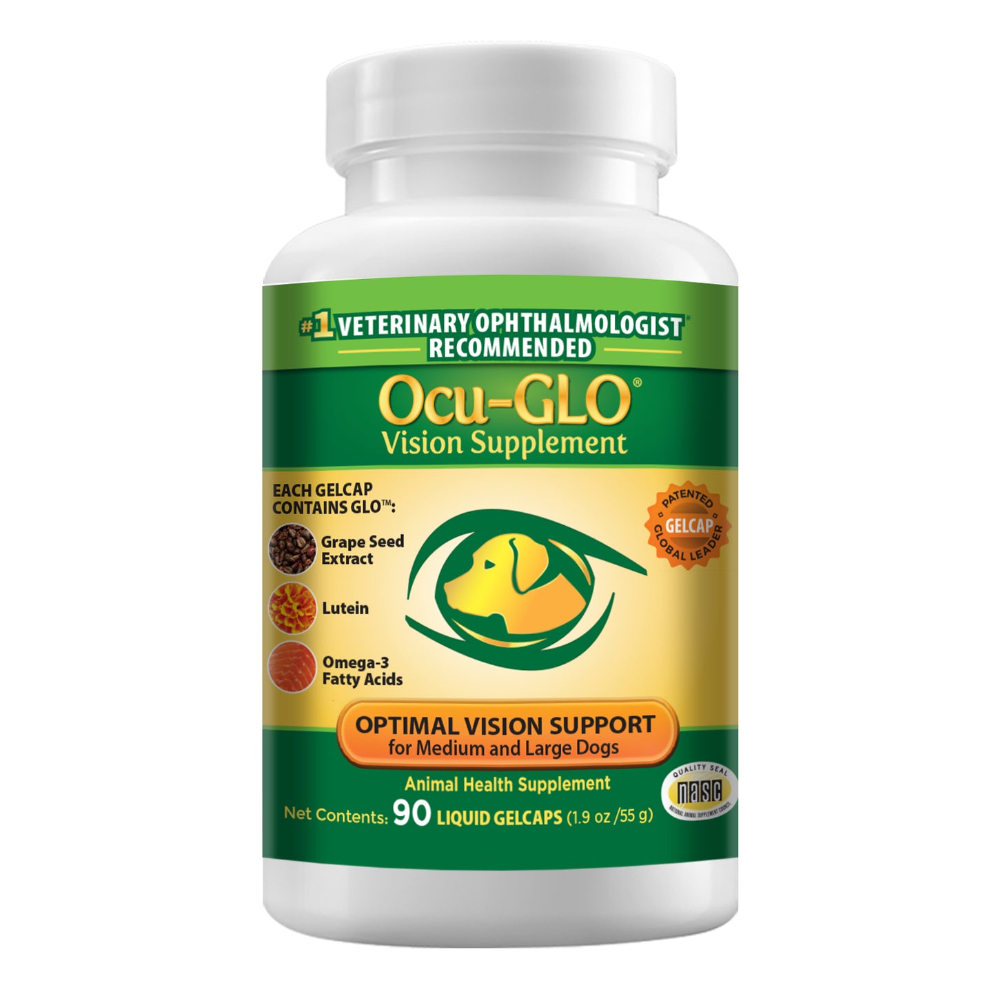 Ocu - GLO for Medium and Large Dogs 90 Cap