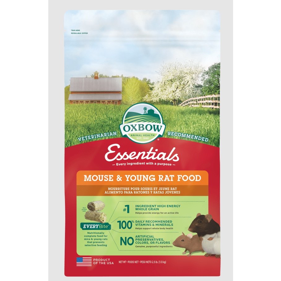 Essentials Mouse and Young Rat Food for Small Pets (Original) 1.13 kg Bag