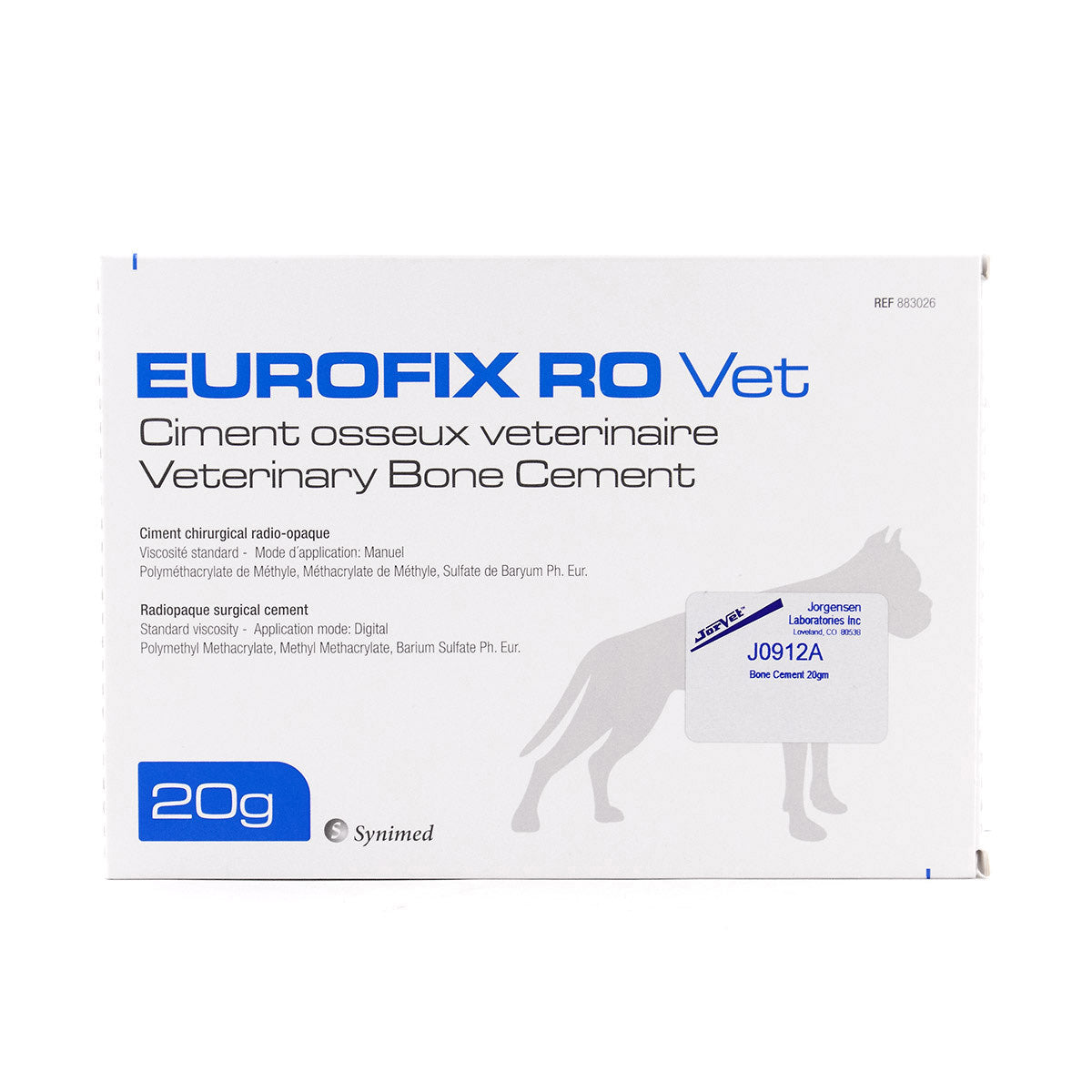 Veterinary Bone Cement 20 g Pack
