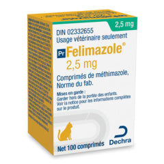 Felimazole for Cats, 2.5 mg, 100 Tablets - product image 1