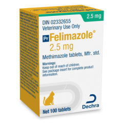 Felimazole for Cats, 2.5 mg, 100 Tablets - product image 2