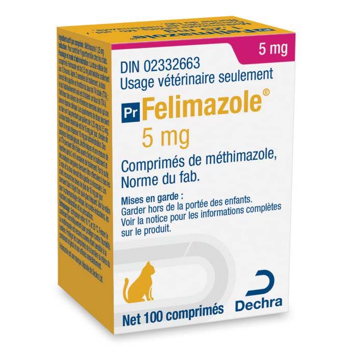 Felimazole for Cats, 5 mg, 100 Tablets - product image 3