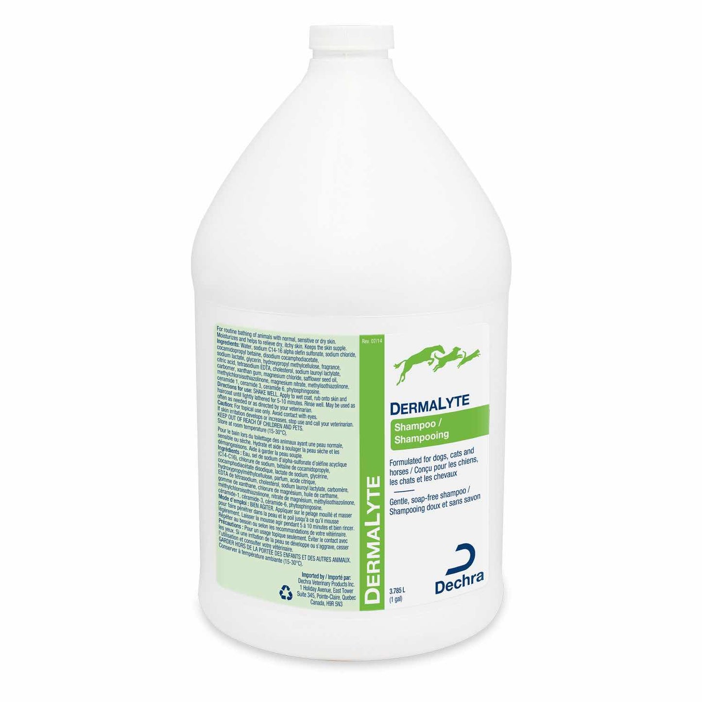 Dermalyte Shampoo for Cats, Dogs and Horses - Dogs and Horses 3.79 L Bottle - product image 1