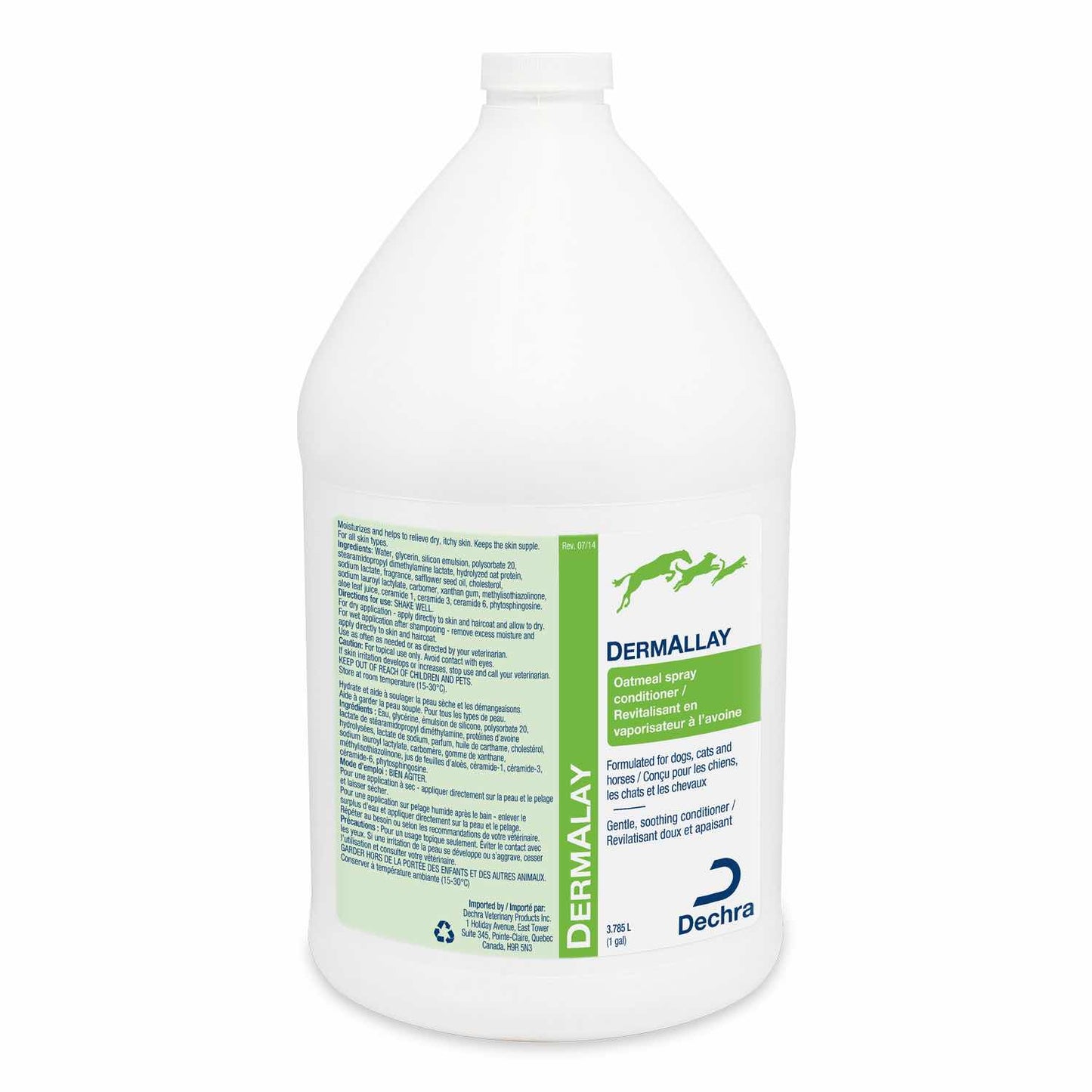 DermAllay Oatmeal Spray Conditioner 3.78 L Bottle