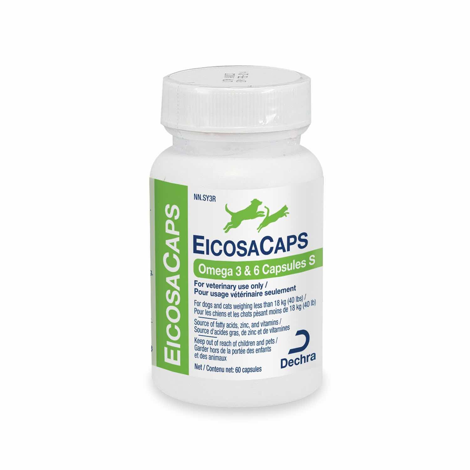 EicosaCaps Omega 3 & 6 for Cats (0 - 18 kg) 60 Cap