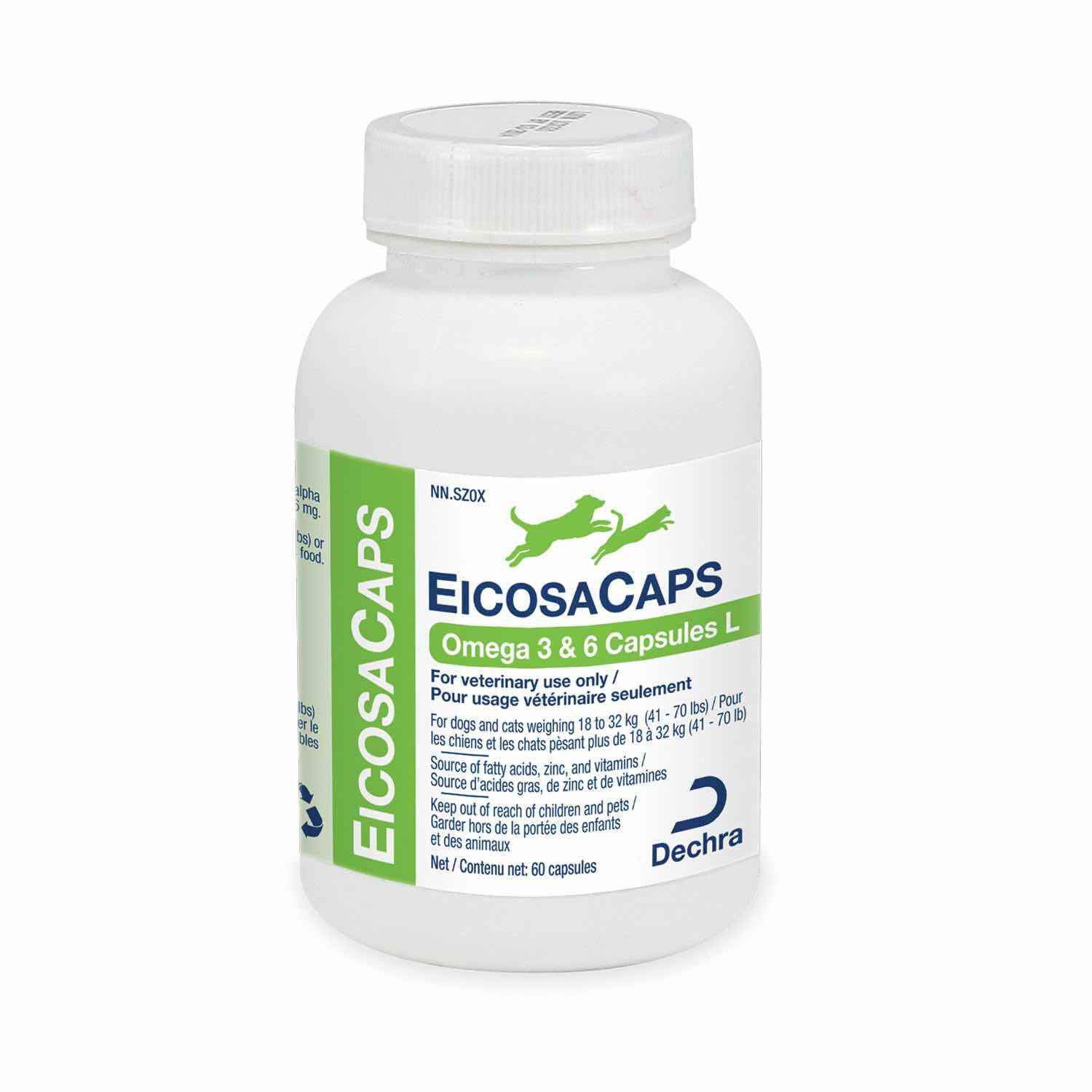 EicosaCaps Omega 3 & 6 (18 - 32 kg) 60 Cap