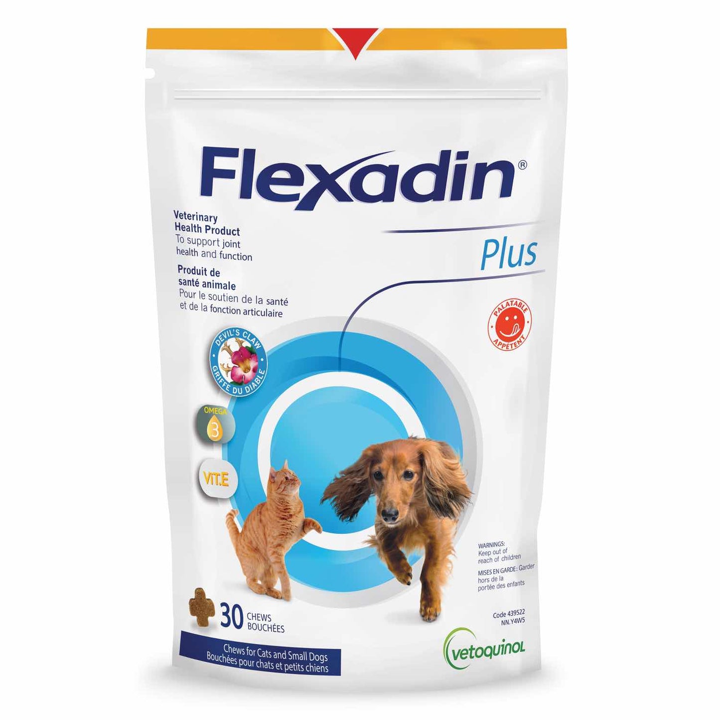 Flexadin Plus for Cats and Small Dogs (Chicken and Liver) 30 Soft Chews