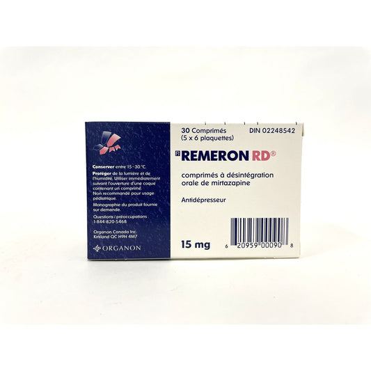 Remeron RD Tablet (Orally Disintegrating) 1 Bottle of 30 Tablets - view 1