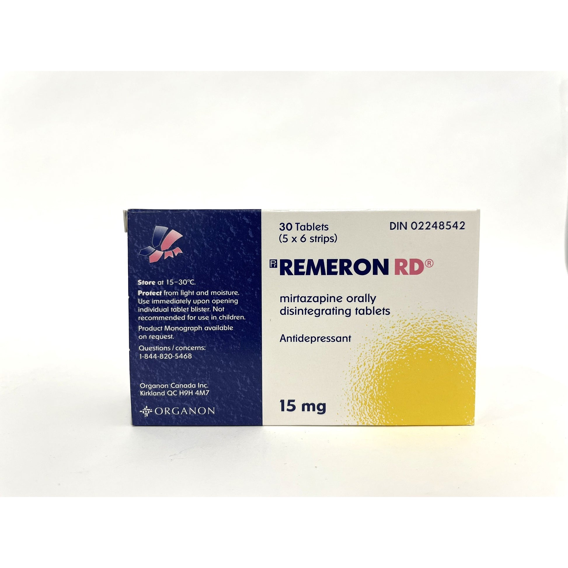 Remeron RD Tablet (Orally Disintegrating) 1 Bottle of 30 Tablets