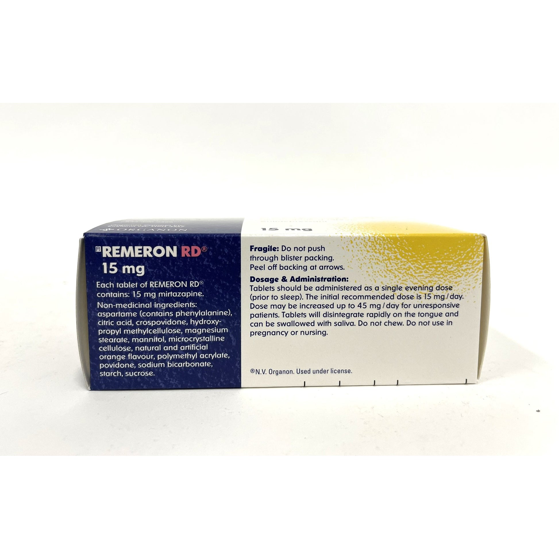 Remeron RD Tablet (Orally Disintegrating) 1 Bottle of 30 Tablets
