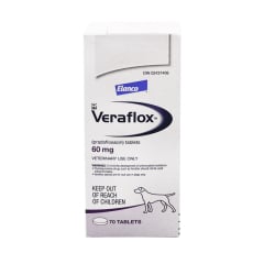Veraflox Tablet for Dogs, 60 mg, 70 Tablets - product image 1