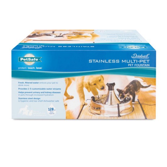 Drinkwell 360 Stainless Steel Pet Fountain 1 Unit - additional product view 2