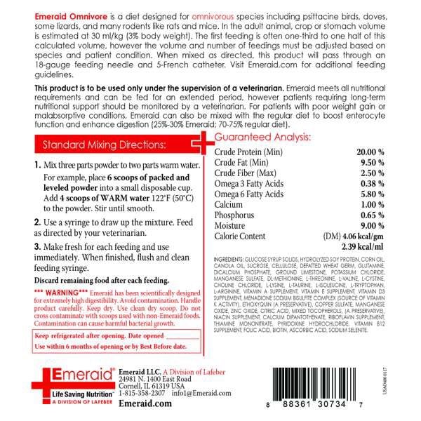 EmerAid IC Omnivore 400 g Pouch - additional product view 2