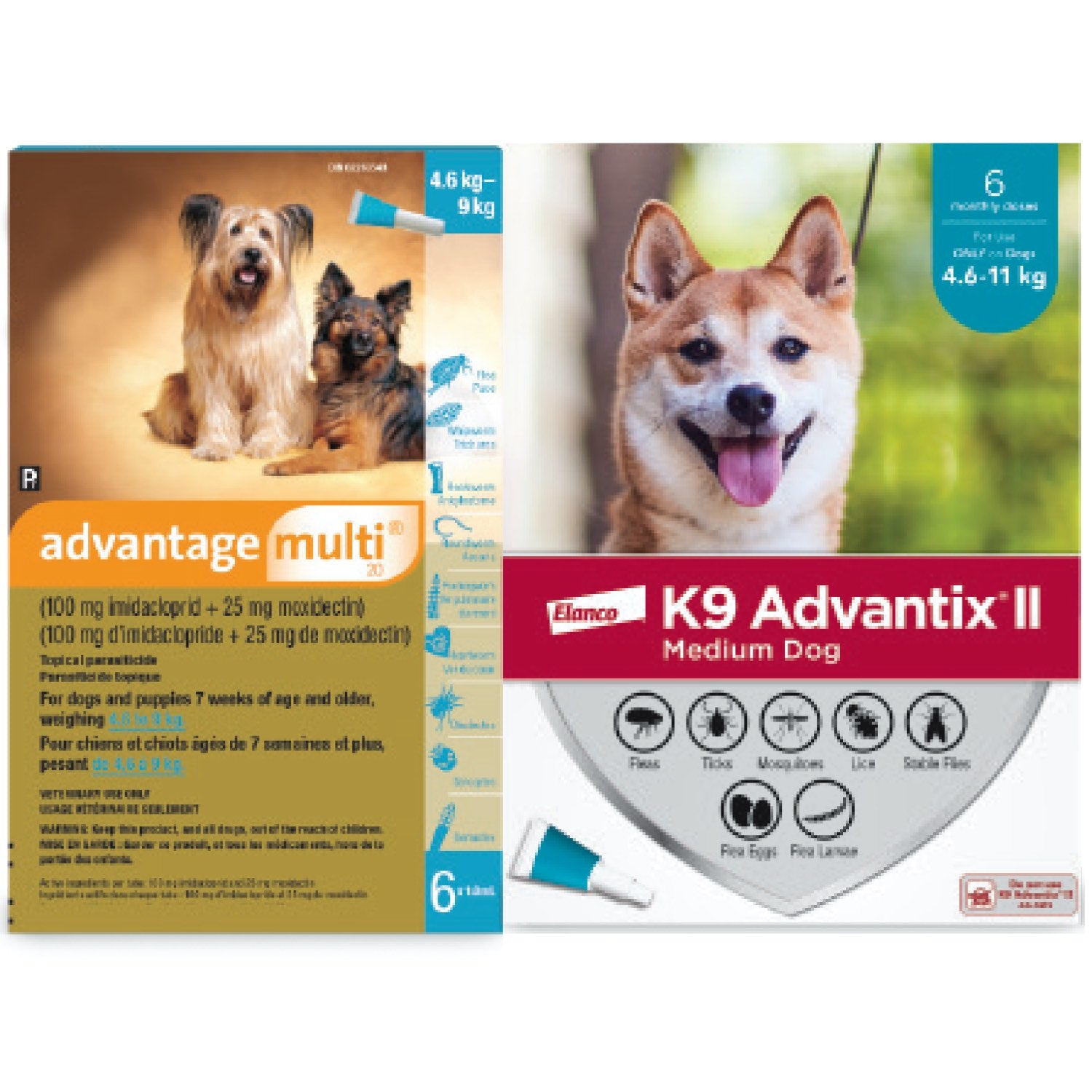 Multi-Duo for Dogs, 4.6 - 9 kg (Aqua), 6 + 6 Tubes - product image 2