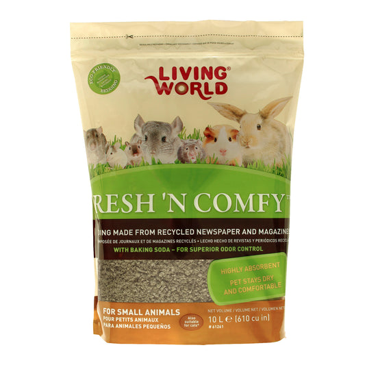 Fresh'n Comfy Recycled Paper Bedding for Small Pets 10 L Bag