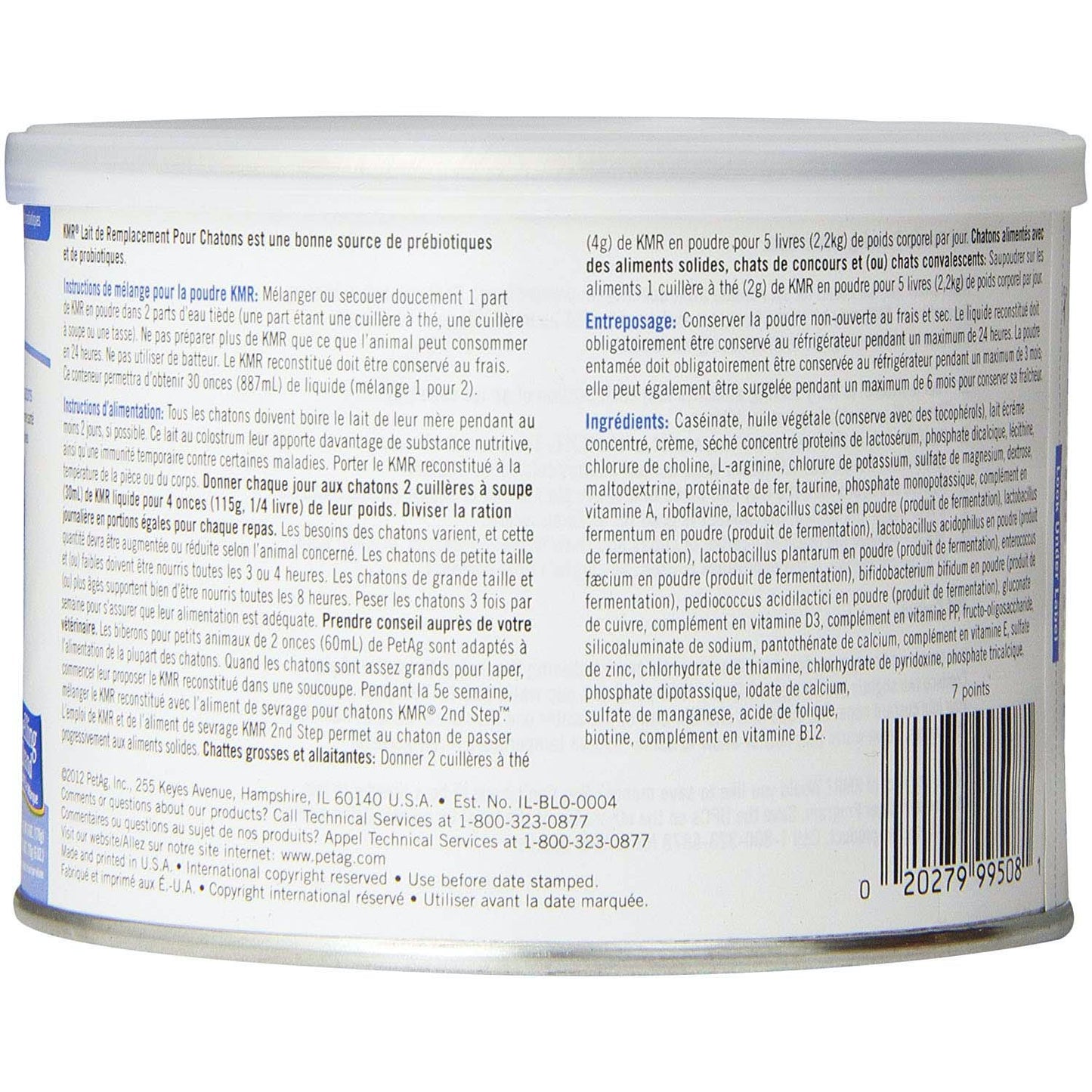 KMR Kitten Powder Milk Replacer for Cats 170 g Jar - additional product view 2