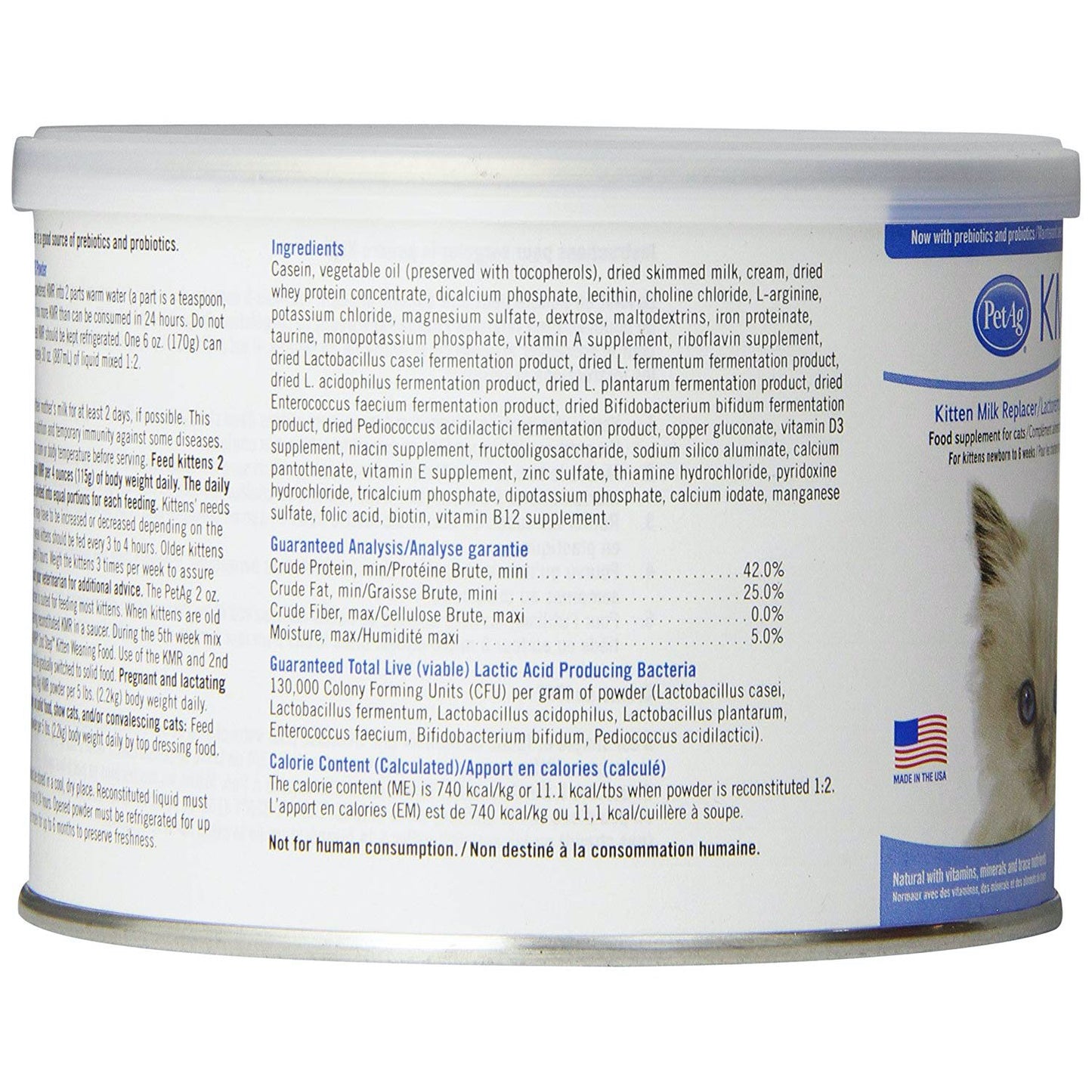 KMR Kitten Powder Milk Replacer for Cats 170 g Jar - additional product view 3