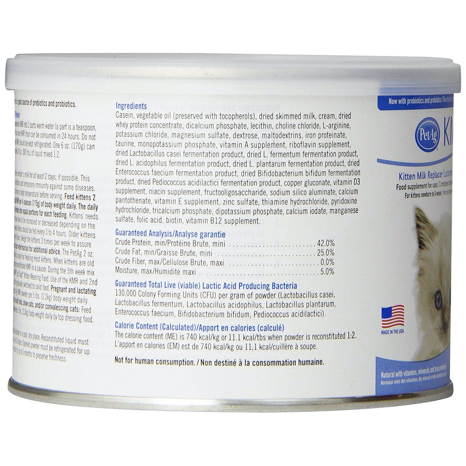 KMR Kitten Powder Milk Replacer for Cats 170 g Jar - additional product view 3