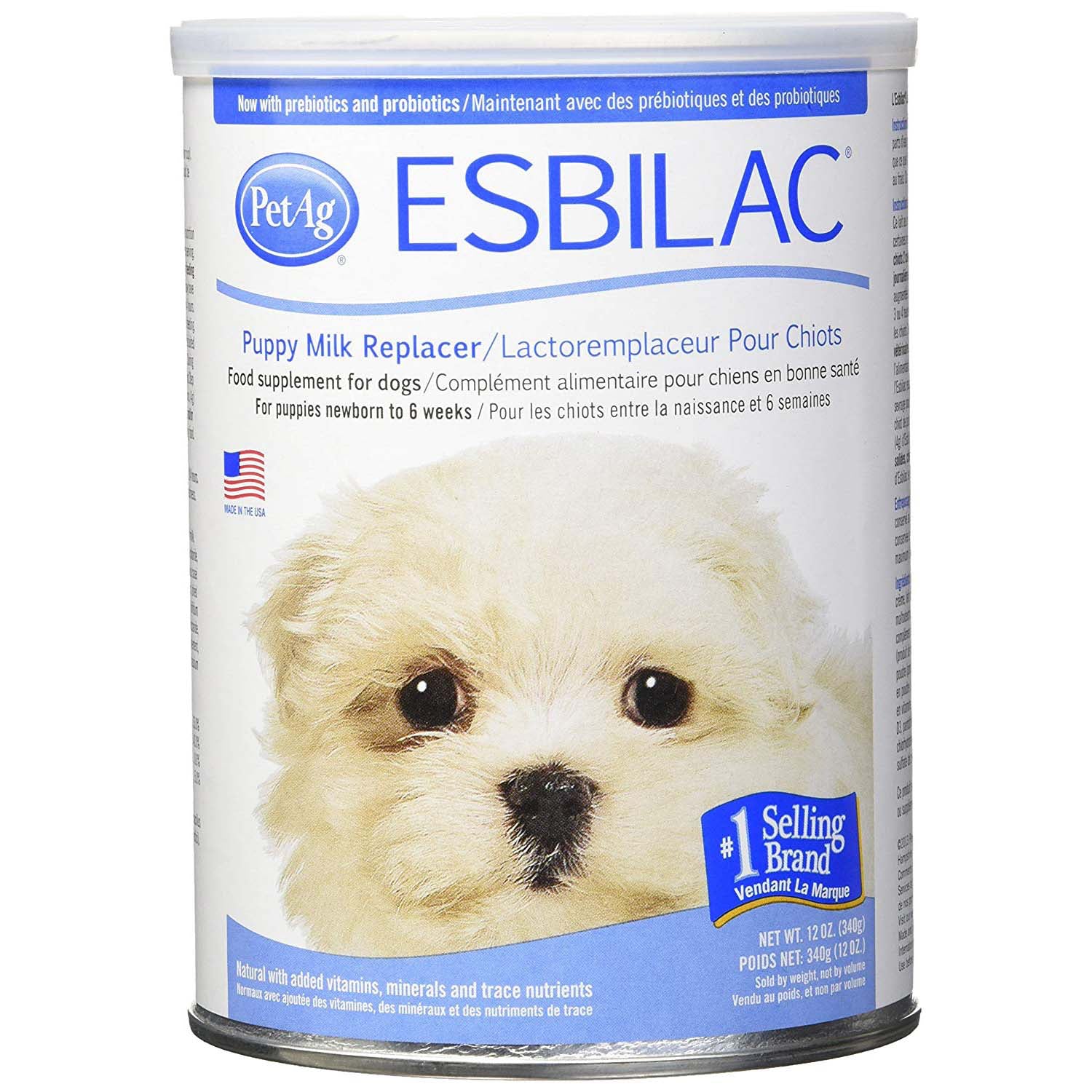 Esbilac Powder for Puppies for Dogs 340 g Jar