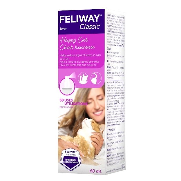 Feliway Classic Spray for Cats 60 mL Spray Bottle