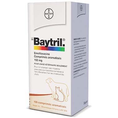 Baytril for Dogs, 150 mg, 100 Tablets - product image 2