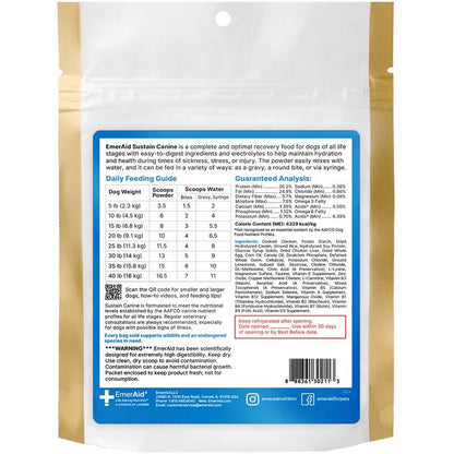 EmerAid Sustain HDN for Dogs 100 g Pouch - additional product view 2