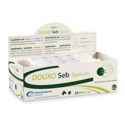 DOUXO Seb Spot - on Pack of 25, 2 mL