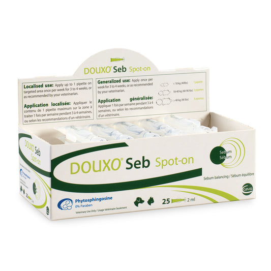 DOUXO Seb Spot - on Pack of 25, 2 mL