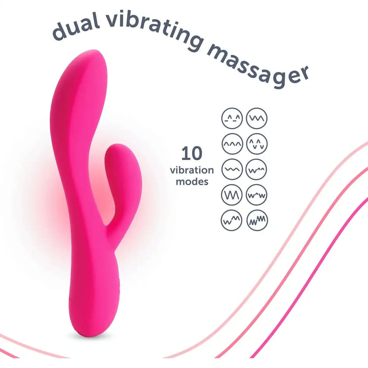 Plus One Dual Rabbit Vibrator for Women front package