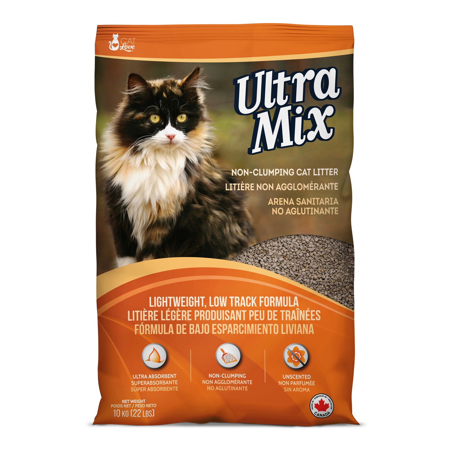 Ultra Mix Non Clumping Litter for Cats 10 kg Bag