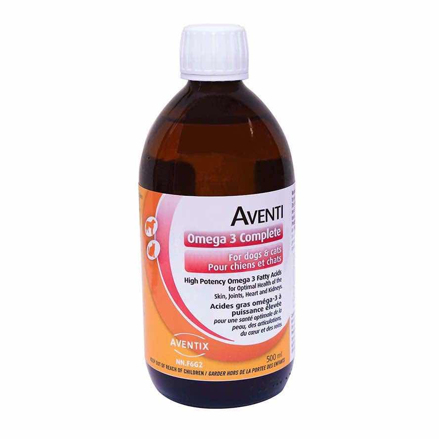 Aventi Omega 3 Complete for Cats 500 mL Bottle 165 / 110 mg / mL