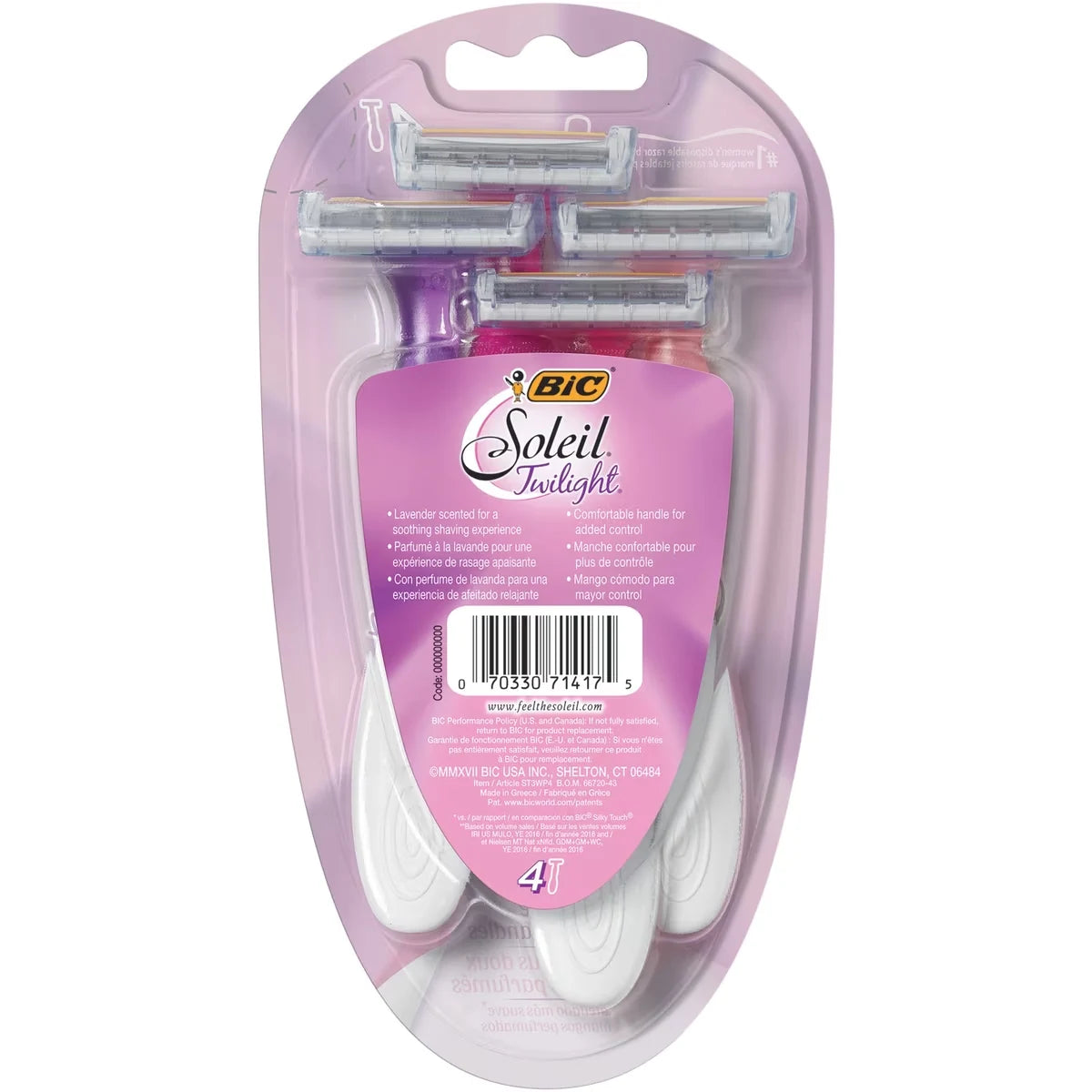 Bic Soleil Twilight Razor product detail