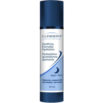 Cliniderm Everyday Hydration -Night front package