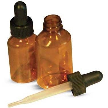 Amber Dropper Bottle Pack of 12, 30 mL