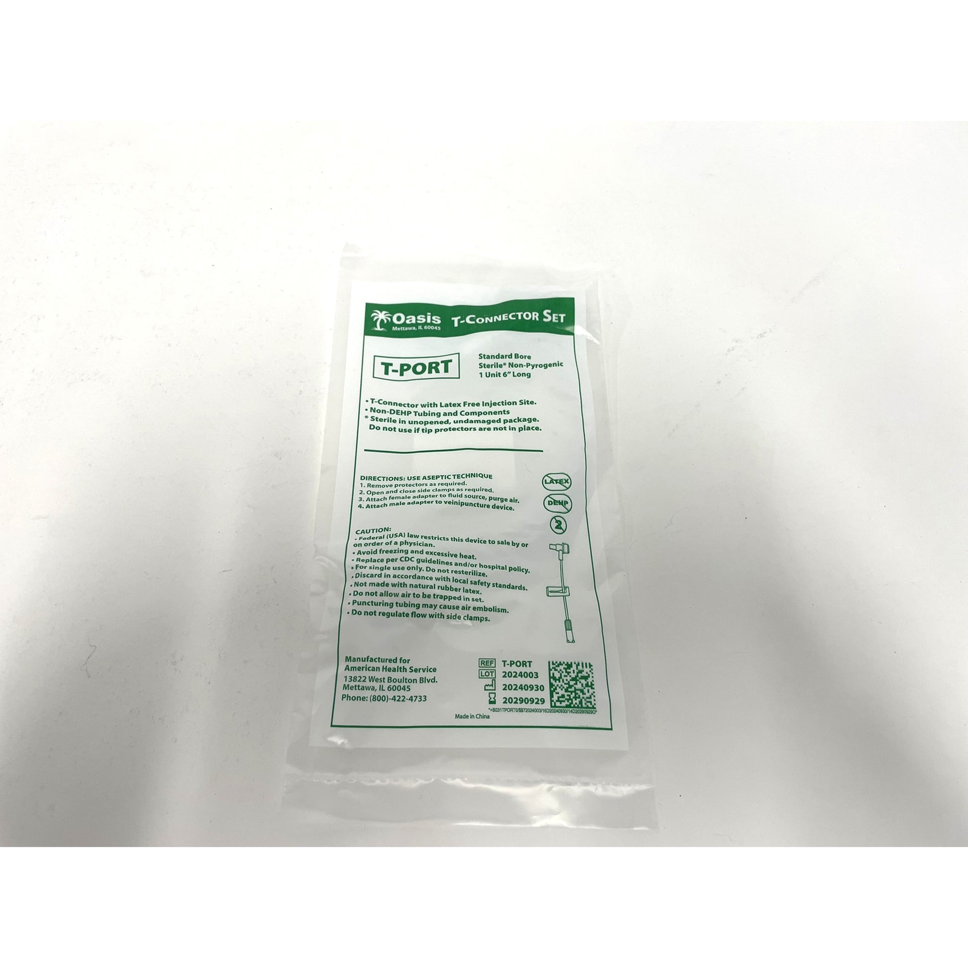 IV T - Connector Set (6 in) 1 Unit